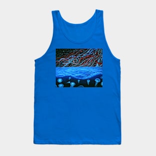 Jellyfish in the ocean Tank Top